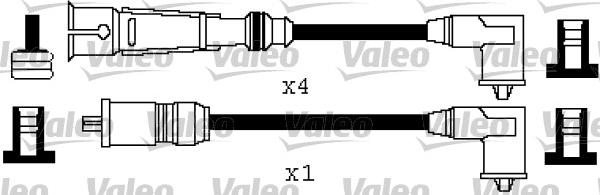 Valeo 346363 - Комплект запалителеи кабели vvparts.bg