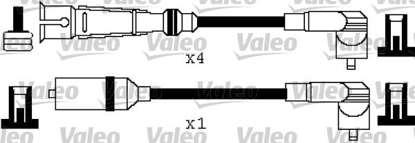 Valeo 346362 - Комплект запалителеи кабели vvparts.bg