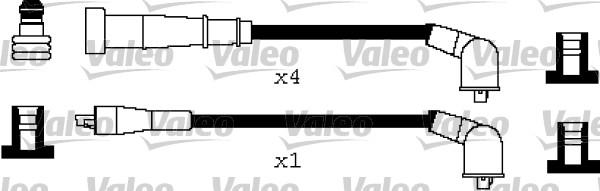 Valeo 346309 - Комплект запалителеи кабели vvparts.bg