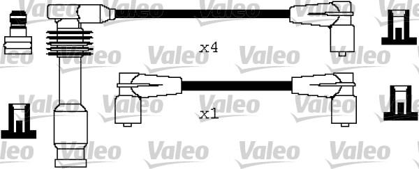 Valeo 346300 - Комплект запалителеи кабели vvparts.bg