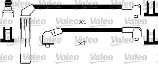 Valeo 346308 - Комплект запалителеи кабели vvparts.bg