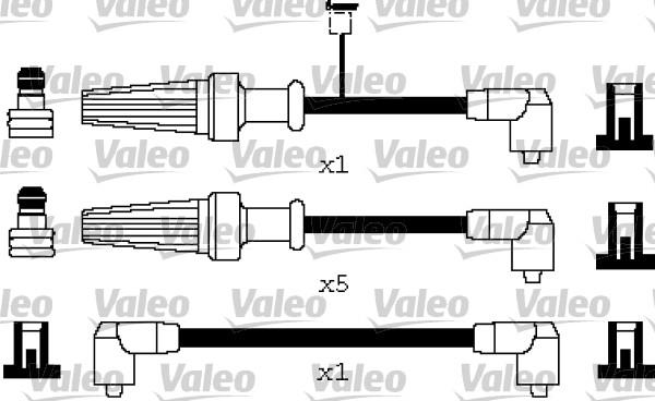 Valeo 346303 - Комплект запалителеи кабели vvparts.bg