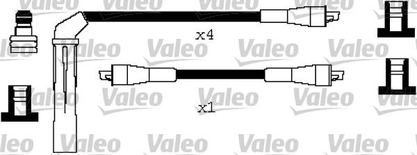 Valeo 346310 - Комплект запалителеи кабели vvparts.bg
