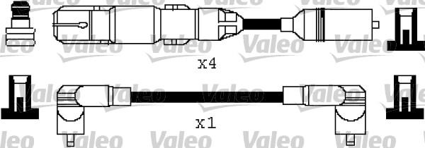 Valeo 346318 - Комплект запалителеи кабели vvparts.bg