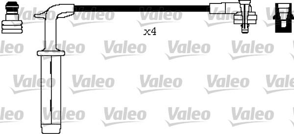 Valeo 346312 - Комплект запалителеи кабели vvparts.bg