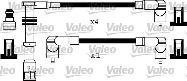 Valeo 346384 - Комплект запалителеи кабели vvparts.bg