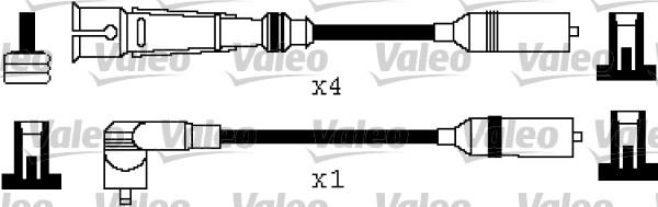 Valeo 346385 - Комплект запалителеи кабели vvparts.bg