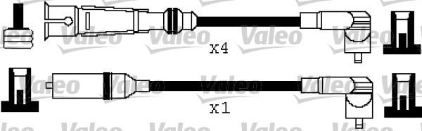 Valeo 346382 - Комплект запалителеи кабели vvparts.bg
