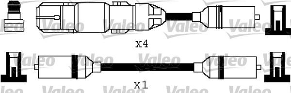 Valeo 346334 - Комплект запалителеи кабели vvparts.bg