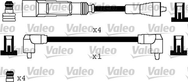 Valeo 346333 - Комплект запалителеи кабели vvparts.bg