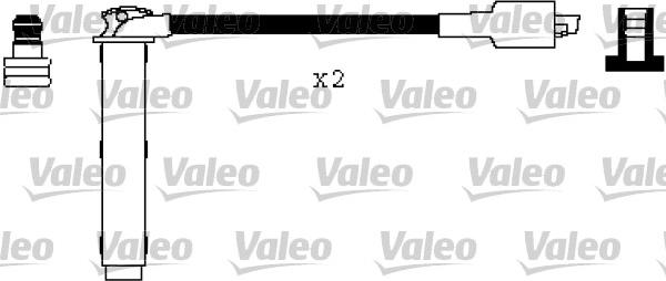 Valeo 346337 - Комплект запалителеи кабели vvparts.bg