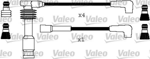 Valeo 346321 - Комплект запалителеи кабели vvparts.bg