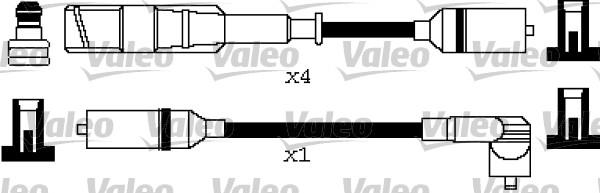 Valeo 346372 - Комплект запалителеи кабели vvparts.bg