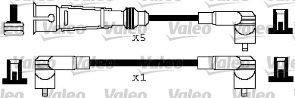 Valeo 346296 - Комплект запалителеи кабели vvparts.bg
