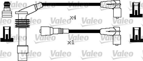 Valeo 346291 - Комплект запалителеи кабели vvparts.bg