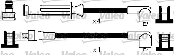 Valeo 346297 - Комплект запалителеи кабели vvparts.bg