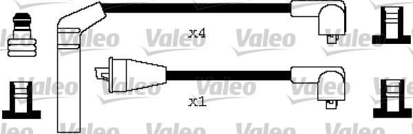 Valeo 346251 - Комплект запалителеи кабели vvparts.bg
