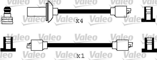 Valeo 346269 - Комплект запалителеи кабели vvparts.bg