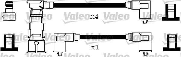 Valeo 346265 - Комплект запалителеи кабели vvparts.bg