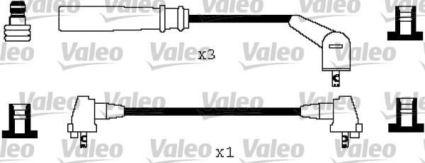 Valeo 346267 - Комплект запалителеи кабели vvparts.bg