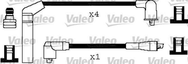 Valeo 346210 - Комплект запалителеи кабели vvparts.bg