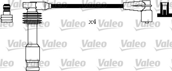 Valeo 346213 - Комплект запалителеи кабели vvparts.bg