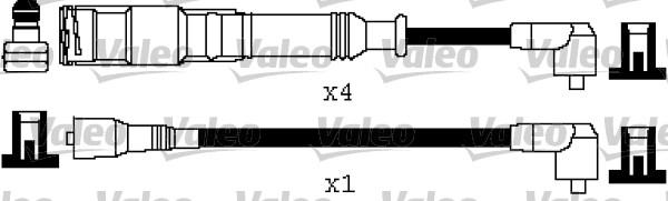 Valeo 346217 - Комплект запалителеи кабели vvparts.bg