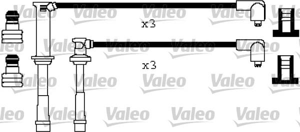 Valeo 346283 - Комплект запалителеи кабели vvparts.bg