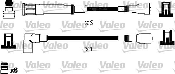 Valeo 346235 - Комплект запалителеи кабели vvparts.bg