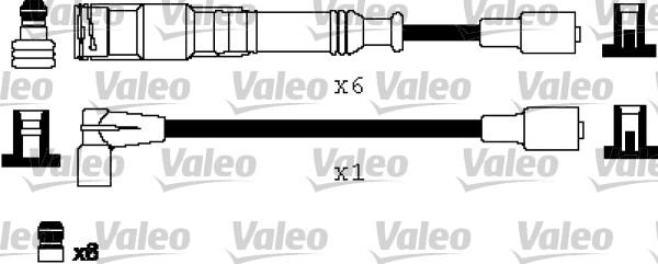 Valeo 346232 - Комплект запалителеи кабели vvparts.bg