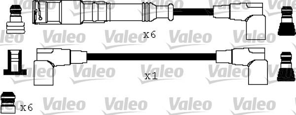 Valeo 346221 - Комплект запалителеи кабели vvparts.bg