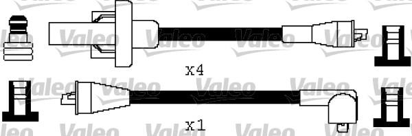 Valeo 346222 - Комплект запалителеи кабели vvparts.bg