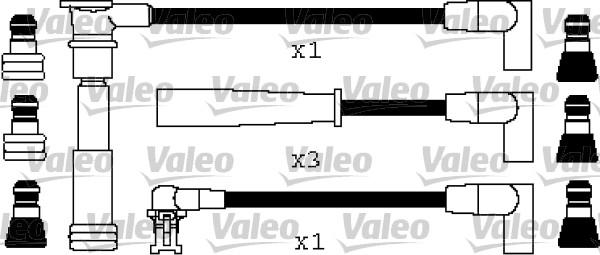 Valeo 346227 - Комплект запалителеи кабели vvparts.bg