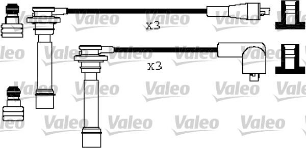 Valeo 346275 - Комплект запалителеи кабели vvparts.bg