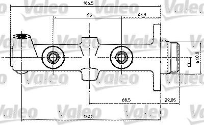 Valeo 350686 - Спирачна помпа vvparts.bg