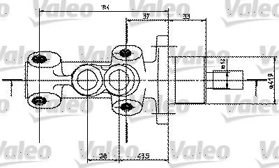 Valeo 350819 - Спирачна помпа vvparts.bg