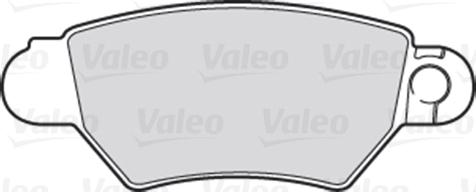 Valeo 301926 - Комплект спирачно феродо, дискови спирачки vvparts.bg