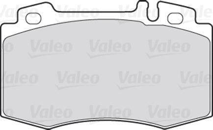 Valeo 301445 - Комплект спирачно феродо, дискови спирачки vvparts.bg