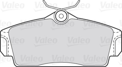 Valeo 301450 - Комплект спирачно феродо, дискови спирачки vvparts.bg