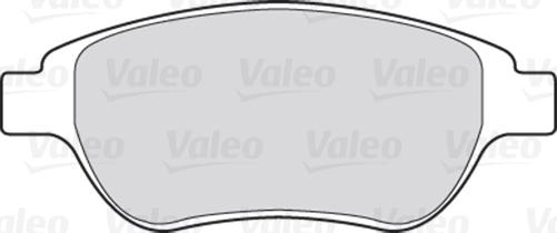 Valeo 301465 - Комплект спирачно феродо, дискови спирачки vvparts.bg