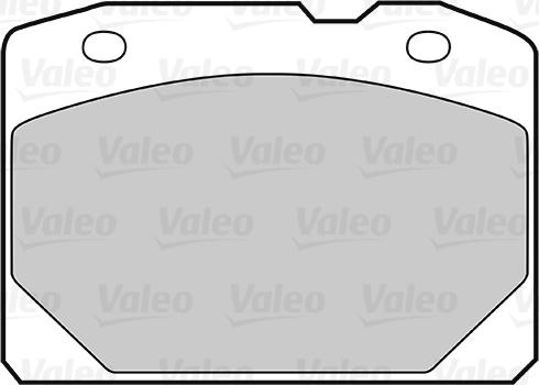 Valeo 301405 - Комплект спирачно феродо, дискови спирачки vvparts.bg