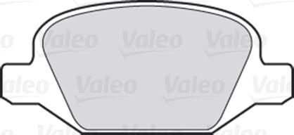 Valeo 301407 - Комплект спирачно феродо, дискови спирачки vvparts.bg