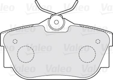 Valeo 301482 - Комплект спирачно феродо, дискови спирачки vvparts.bg