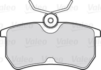 Valeo 301431 - Комплект спирачно феродо, дискови спирачки vvparts.bg