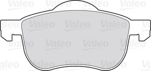 Valeo 301479 - Комплект спирачно феродо, дискови спирачки vvparts.bg