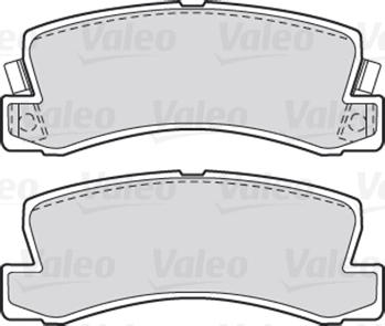 Valeo 301540 - Комплект спирачно феродо, дискови спирачки vvparts.bg