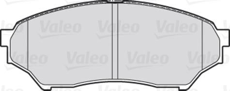 Valeo 301521 - Комплект спирачно феродо, дискови спирачки vvparts.bg