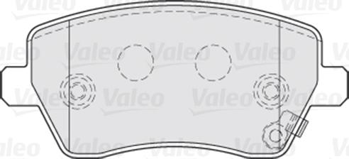 Valeo 301641 - Комплект спирачно феродо, дискови спирачки vvparts.bg