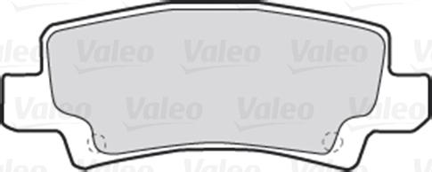 Valeo 301680 - Комплект спирачно феродо, дискови спирачки vvparts.bg