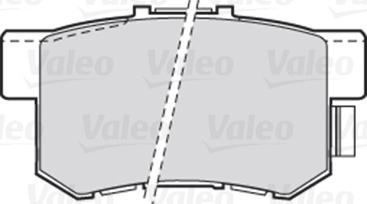 Valeo 301682 - Комплект спирачно феродо, дискови спирачки vvparts.bg